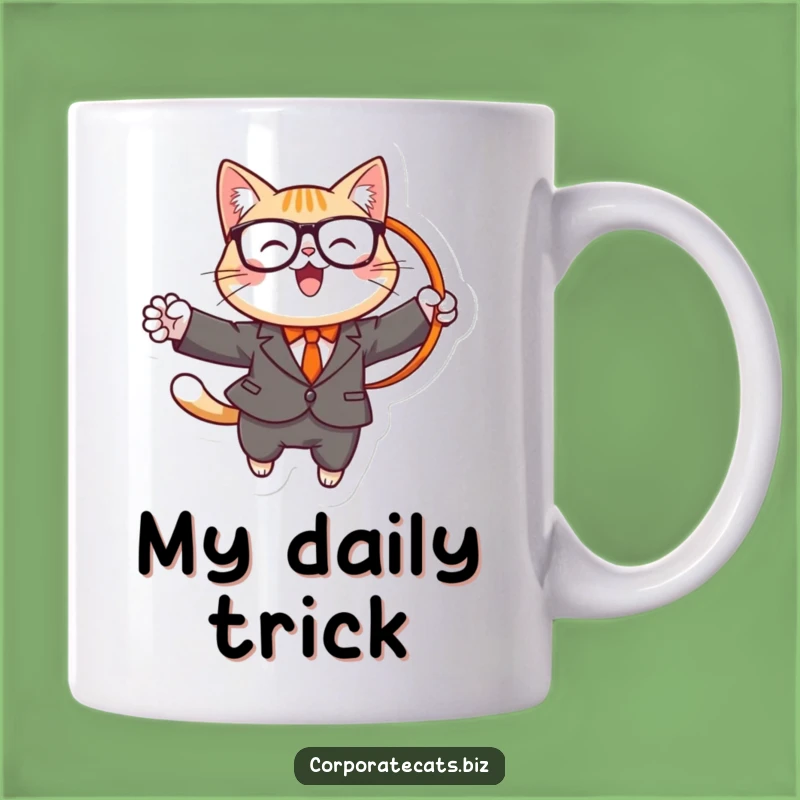 Funny Cat Circus Mug: Hilarious Gift for the Daring!