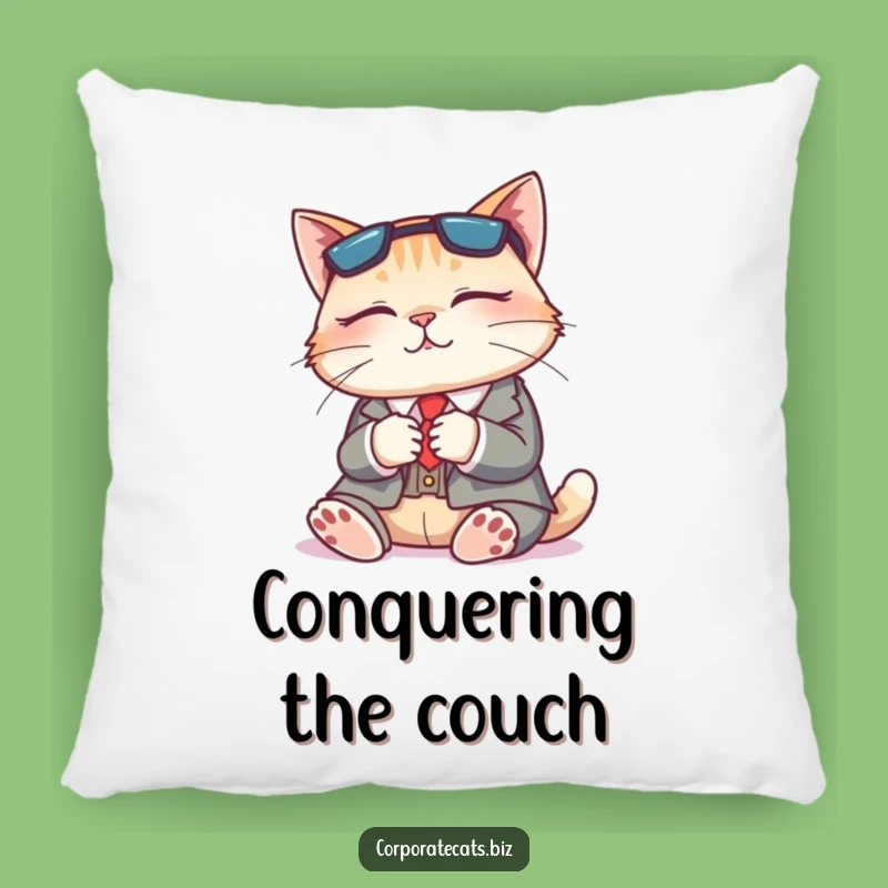 Funny Napping Cat Suit Pillow: Cozy & Hilarious Relaxed Feline Accent