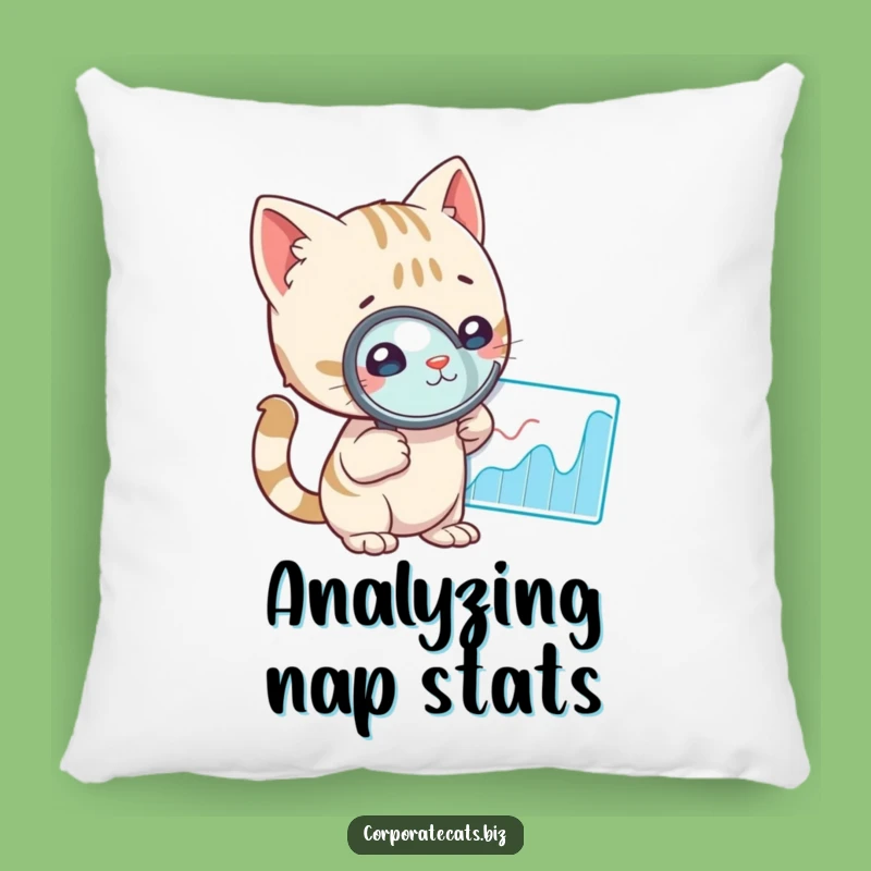 Funny Curious Cat Pillow - Cozy Comfort for the Inquisitive