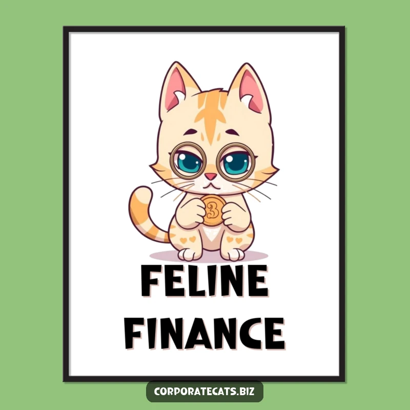 Funny Cat Detective Poster: Decorate Your Space with Cases of Hilarious Intrigue