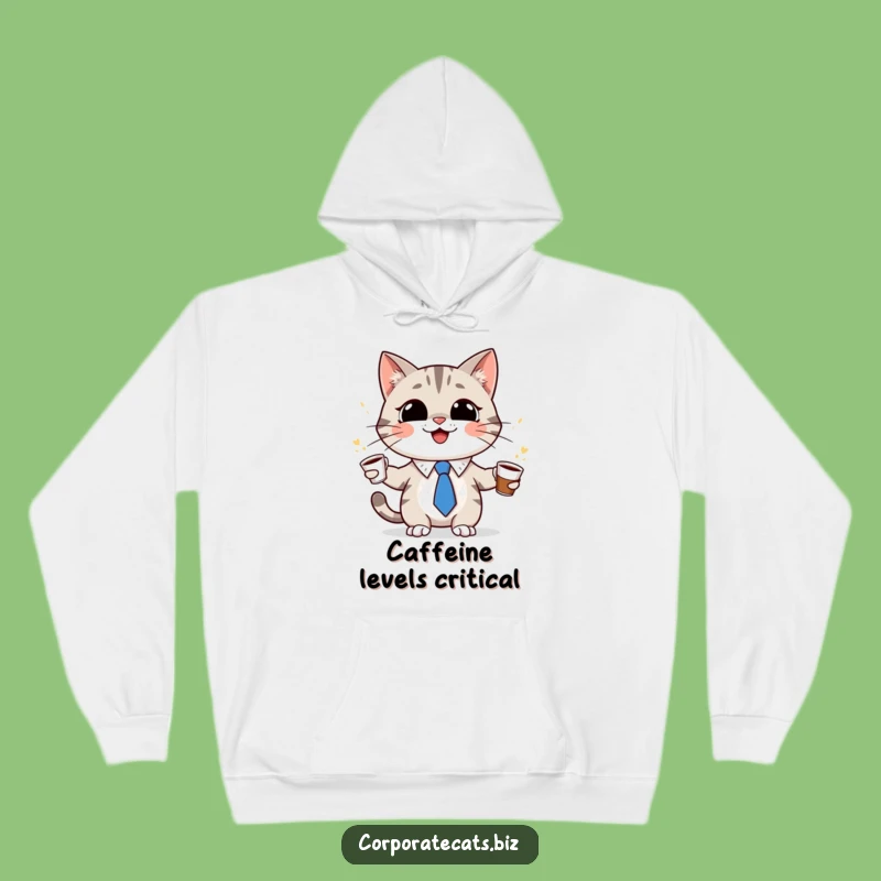 Funny Cat Juggling Hoodie: Cozy and Hilarious Coffee Lover Comfort