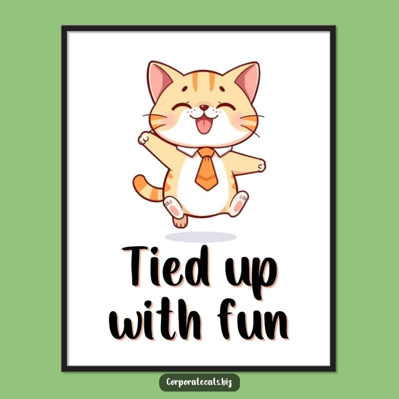 Free Printable Wall Art: Playful Cat Art, Downloadable Decor for Whimsical Spaces