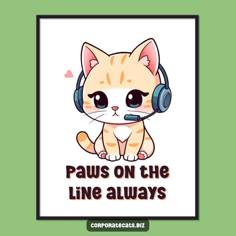 Funny Free Printable Cat Video Call Wall Art: Tech-Savvy Feline Downloadable Decor!