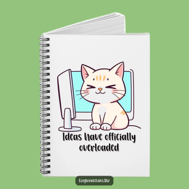 Funny Crossed-Eyed Cat Notebook: Hilarious Journal Gift for Cat Lovers