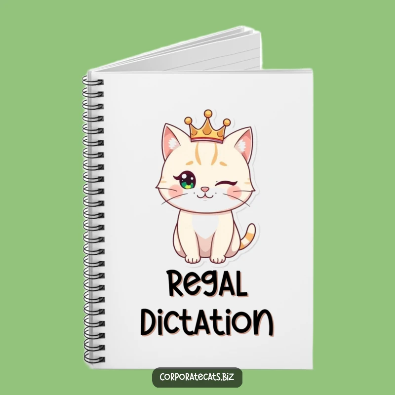 Funny Royal Cat Notebook: Regal Musings Journal, Creative Funny Gift