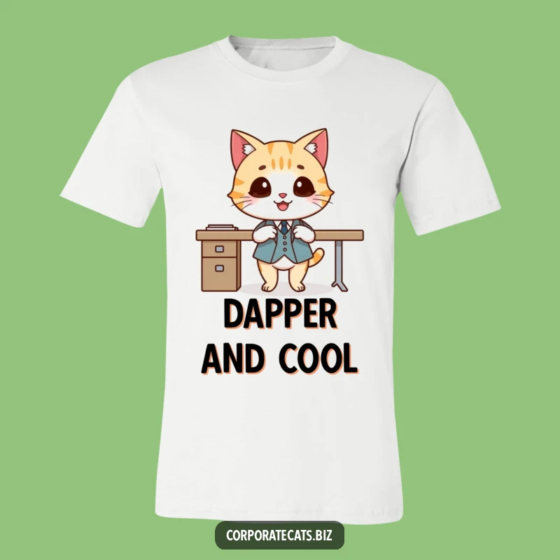 Funny Dapper Cat T-Shirt - Hilarious and Classy Tee for the Stylish