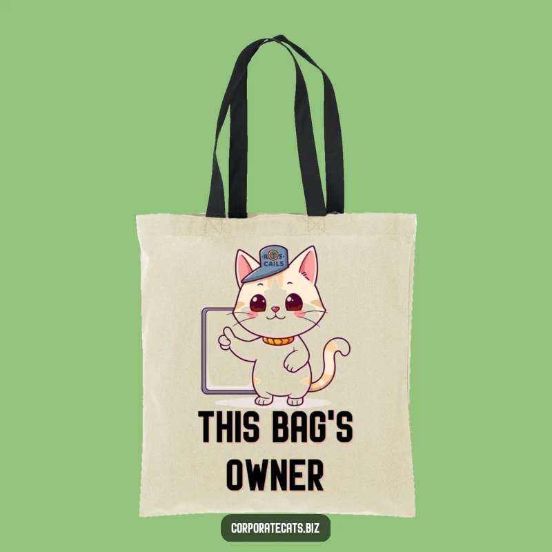Funny Boss Cat Tote Bag - Carry Your Authority in Style, Hilarious Accessory